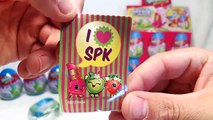 Shopkins Surprise Eggs Opening Toys Video - 9 Kinder Surprise Egg Style Toys