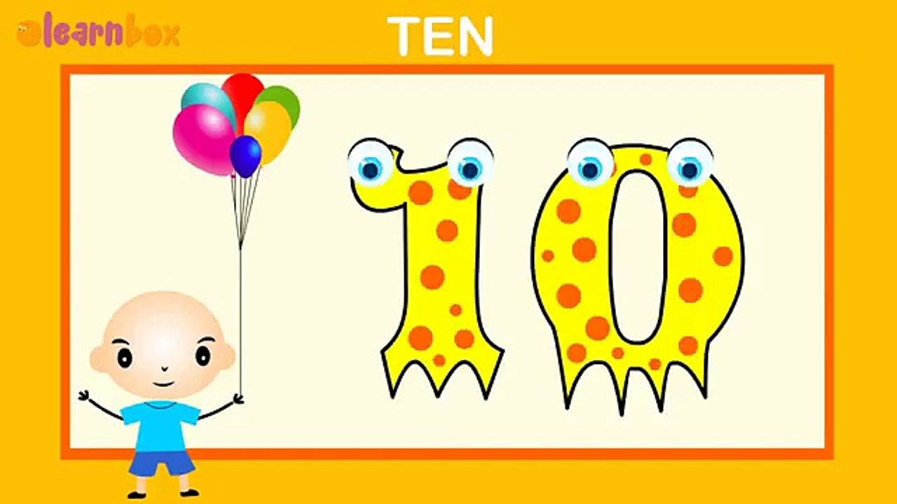 Learn Counting Numbers 1 To 10 Baby Toddler Learning Nursery Rhymes