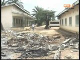 Cocody Danga : Demolition d'une clôture qui avait été érigé au sein d'une école primaire