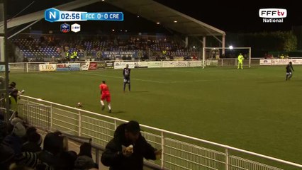 Coup franc frappé par Mimoun