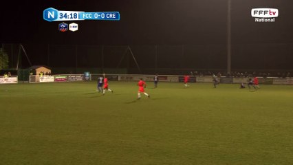 Très bon centre pour Mimoun qui échoue sur un défenseur