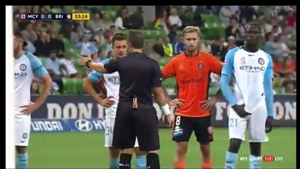 Melbourne City vs Brisbane Roar 2-2 All Goals & Highlights HD 11.02.2017