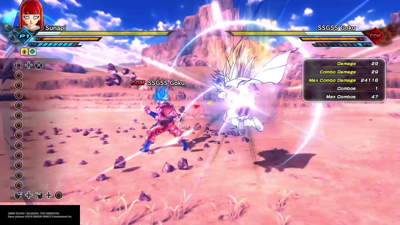 Female Saiyan Death Combo