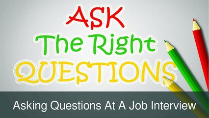 William Almonte Tips to Ask Questions at A Job Interview