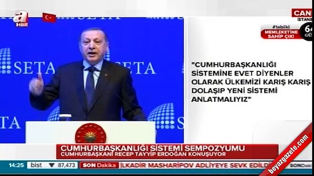Cumhurbaşkanı Erdoğan: Hayır diyenlere bakıyoruz; HDP, PKK, FETÖ...