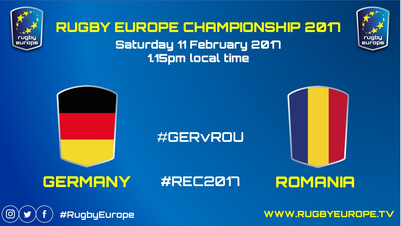 REPLAY GERMANY / ROMANIA - RUGBY EUROPE CHAMPIONSHIP 2017