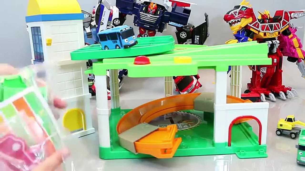 Tayo the Little Bus Friends Parking Disney Cars English Learn Numbers Colors Toy Surprise YouTube
