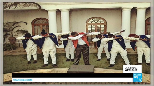 Kenya - la danse du président Uhuru Kenyatta pour inciter la population à aller voter