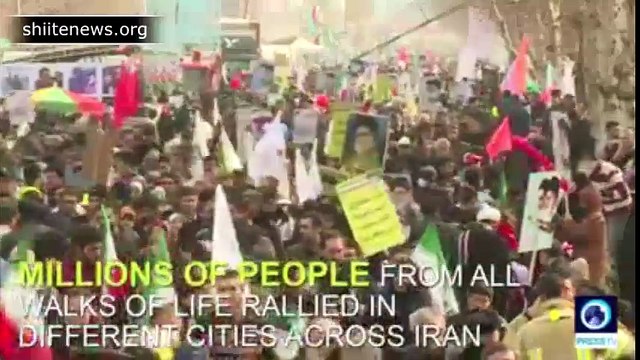 Millions of Iranians mark 1979 Islamic Revolution