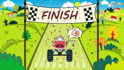 The Big Red Truck working hard in the City - World of Cars for children - Cars & Trucks for Kids