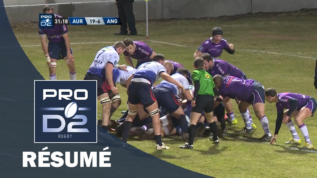 PRO D2 - Résumé Aurillac-Angoulême: 30-26 - J20 - Saison 2016/2017