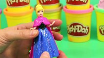 Play Doh Disney Princess Cinderella Princess Anna Princess Merida Playdough Dress Magiclip Dolls