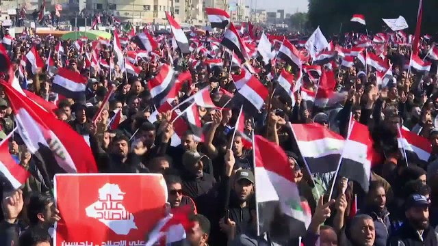 Thousands protest against government corruption in Iraq
