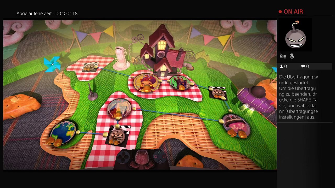 PS4-Live-Übertragung von petzi-DD