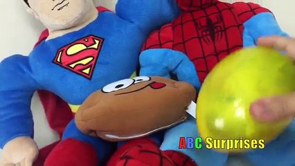 Бэтмен против Человек-паук Hot Potato вызов Желтый яйцо Игрушка Сюрприз Дисней ЦУМ ЦУМ Коллекционные