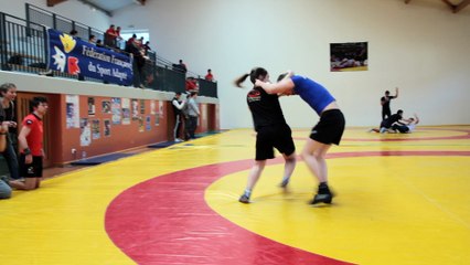 Championnat de lutte adaptée du Haut-Rhin à Moosch le 09 02 2017 vidéo