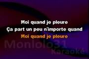 Céline Dion - Moi quand je pleure KARAOKE / INSTRUMENTAL