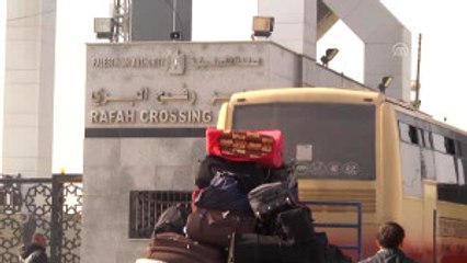 Refah Sınır Kapısı Geçici Olarak Açıldı