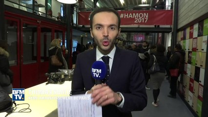 A l'intérieur du nouveau QG de campagne de Benoît Hamon