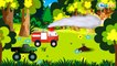 Tractor de naranja y Excavadora - Carros infantiles - Carritos para niños - Camiónes infantiles