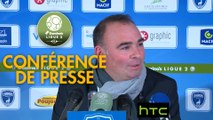 Conférence de presse Chamois Niortais - ESTAC Troyes (3-2) : Denis RENAUD (NIORT) - Jean-Louis GARCIA (TROYES) - 2016/2017