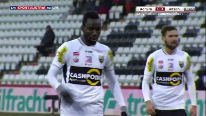 Moumi Ngamaleu Goal HD - Admira 0 - 1 Altach - 11.02.2017 HD (Full Replay)