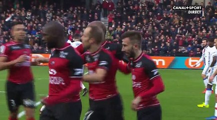 Nicolas Benezet  Goal HD - Guingamp	2-1	Lyon 11.02.2017