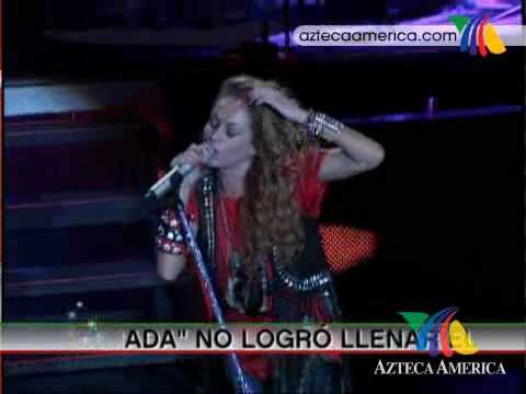 Paulina Rubio no tuvo mucho éxito en un concierto