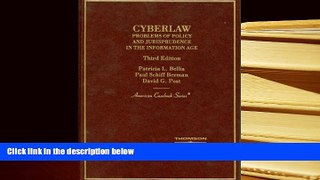 Kindle eBooks  Cyberlaw: Problems of Policy and Jurisprudence in the Information Age, (American