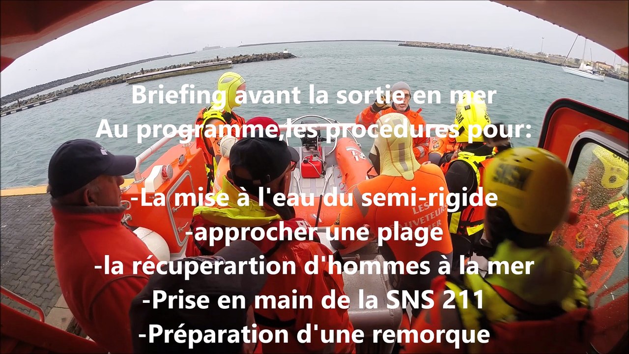 SNSM Cap d'Agde: entrainement mensuel du 05.02.2017.