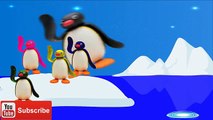 five little pingu jumping on the bed | 5 Little Monkeys Jumping on the bed Song