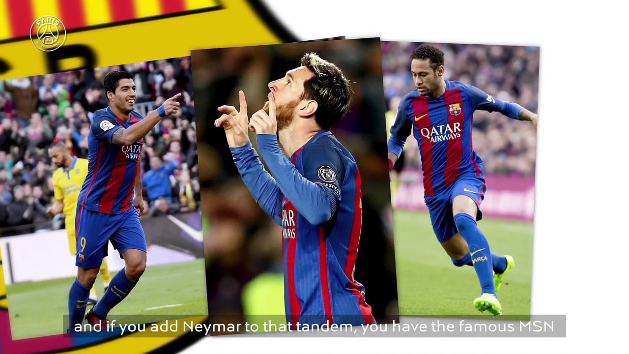 PSG  -  FC BARCELONE  PRESENTATION DES EQUIPES AVANT LA RENCONTRE CHOC DU MATCH ALLER DE LA LIGUE DES CHAMPIONS