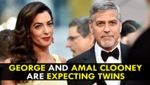 George and Amal Clooney are expecting twins