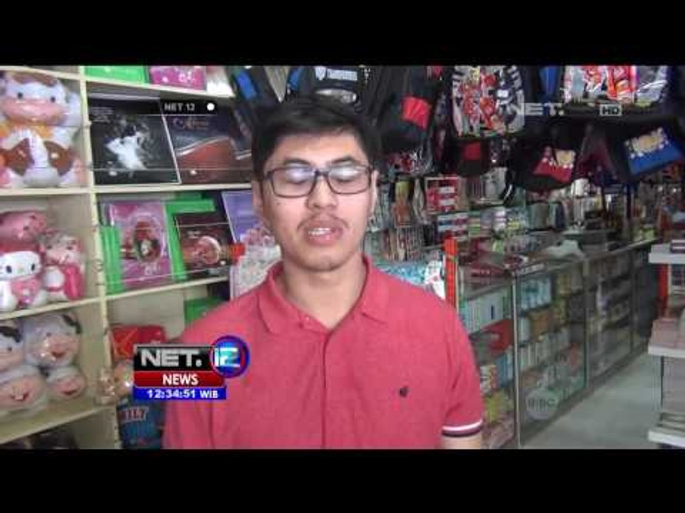 Laris Manis Toko Perlengkapan Sekolah Jelang Ajaran Baru - NET12