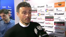 Luis Enrique: “Aleix Vidal's injury is clearly the sad point of today's game