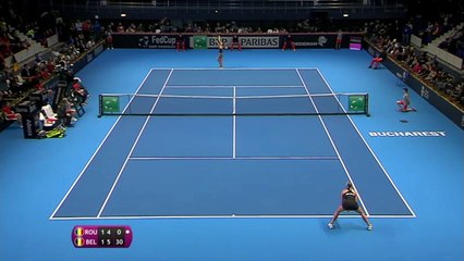 Fed Cup Wickmayer v Cirstea