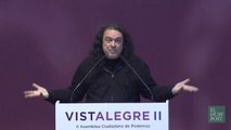 La bronca a Echenique de este miembro de Podemos en Vistalegre II