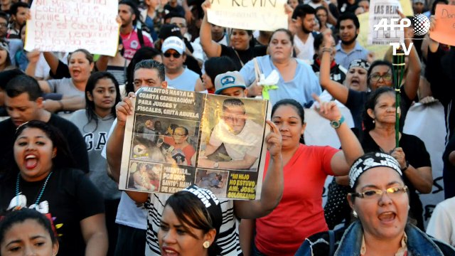 Hondureños protestan contra condena de estudiante por asesinato