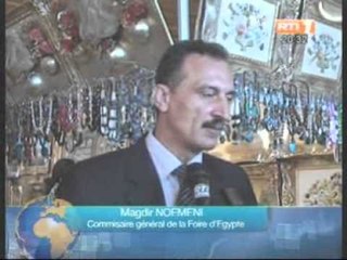 Présentation des articles égyptiens aux ivoiriens