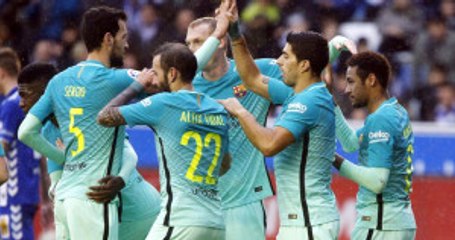 İspanya Ligi'nde Barcelona, Alaves'i 6-0 Yendi