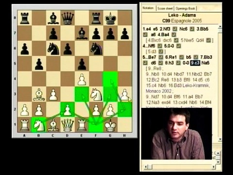 Espagnole une ouverture, qui fait encore les beaux jours de belles parties. Merci à Imeneo Échecs.