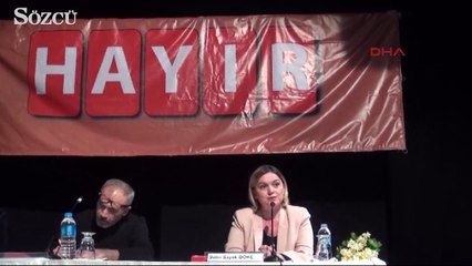 Böke, ‘Hayır’ konulu söyleşiye katıldı