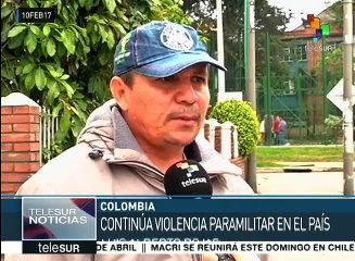 Campesinos de Colombia denuncian falta de garantías para la paz