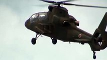 陸上自衛隊、OH-1ニンジャのアクロバット飛行