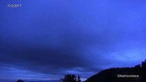 Time-Lapse 11/2/2017, muchas nubes y poca agua,