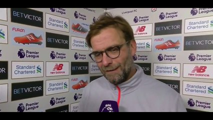 Klopp speaking after LFC beat Tottenham 2-0