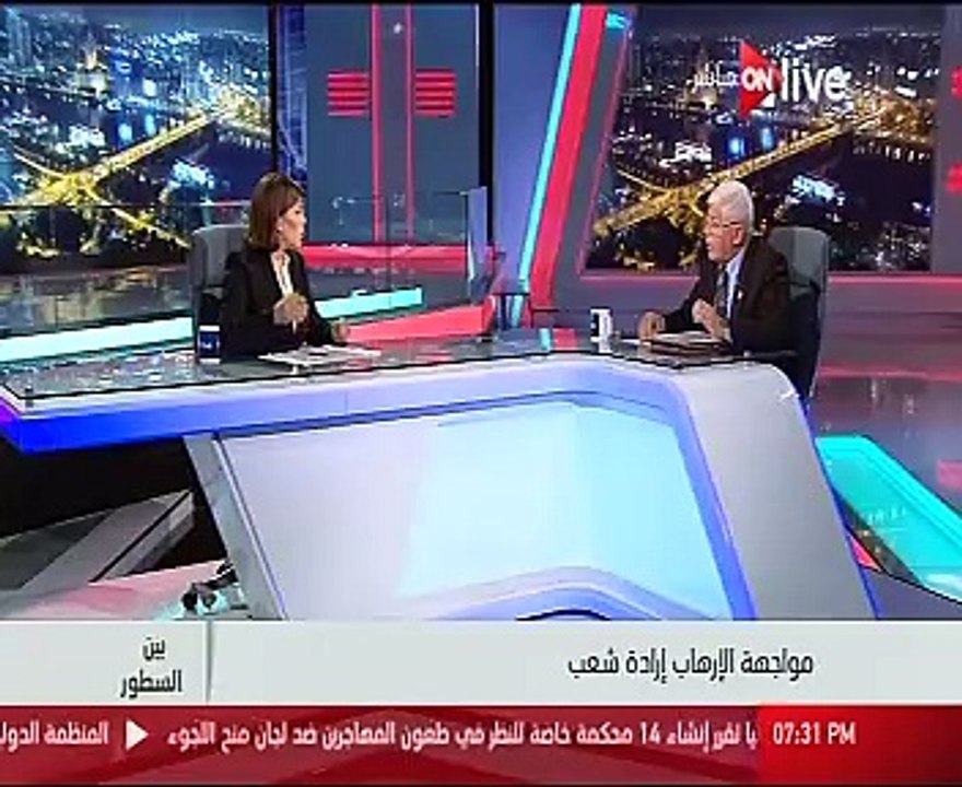 اللواء محمد الغبارى لـ"ON LIVE": السيسى يؤسس لدولة الديمقراطية