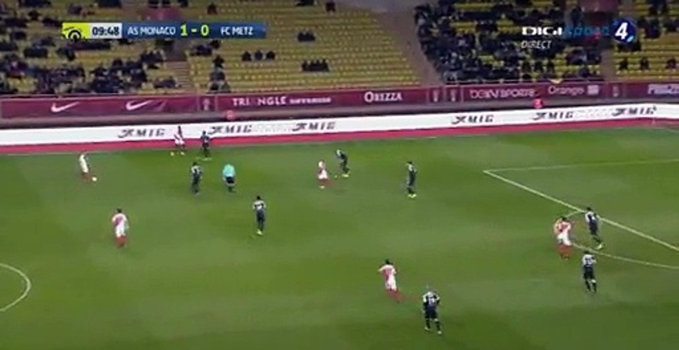AS Monaco 2 - 0 Metz 11-02-2017