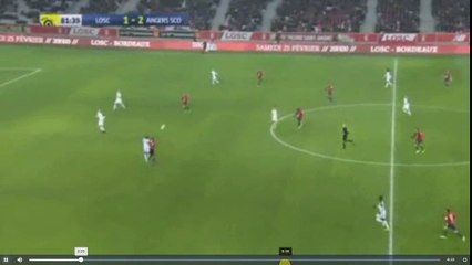 Bissouma Red Card -  Lille OSC vs SCO Angers  0-1  11.02.2017 (HD)