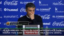 22e j. - Enrique contrarié par la grosse blessure d'Aleix Vidal